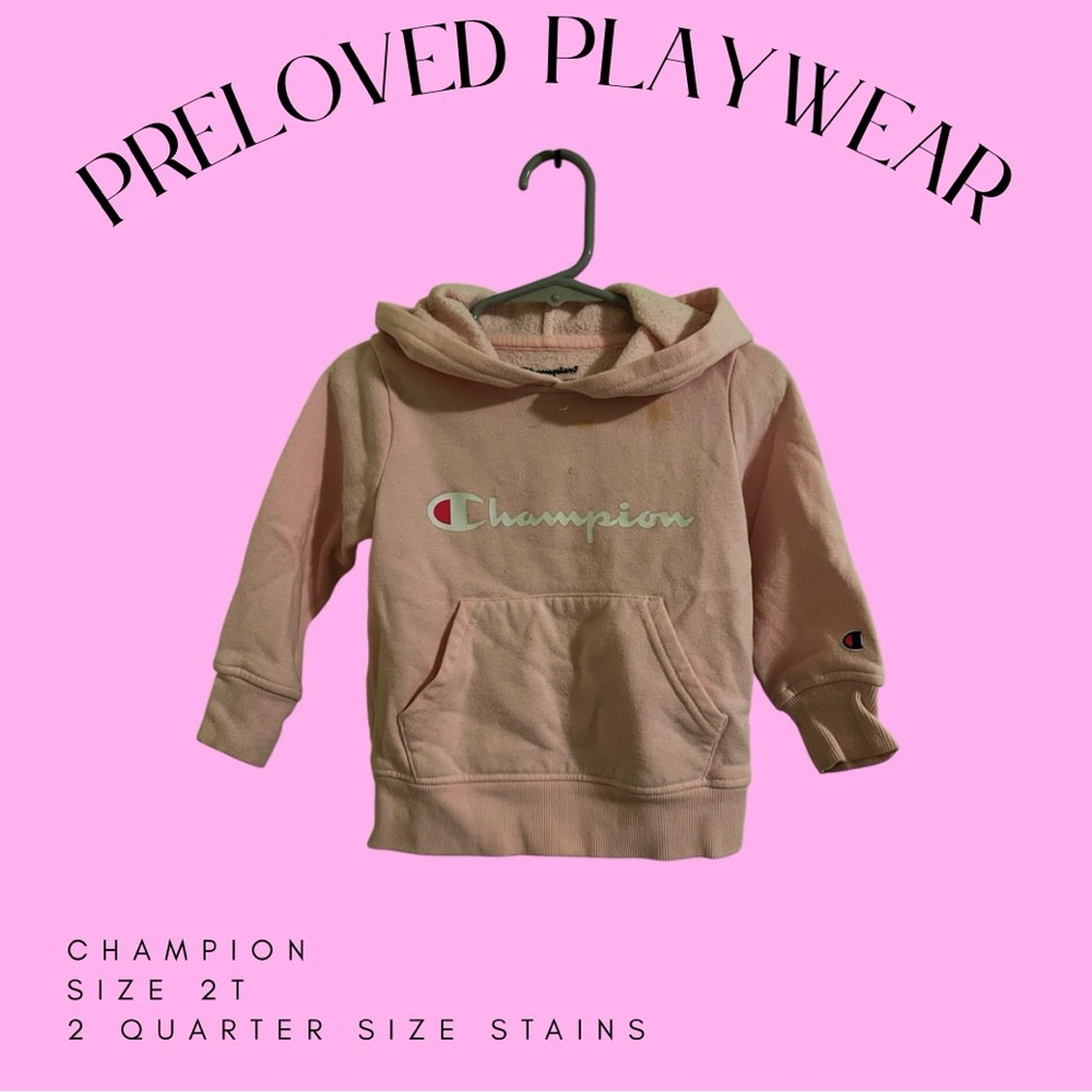 Champion pullover sweater with hood